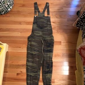 Cozy Camo Overalls